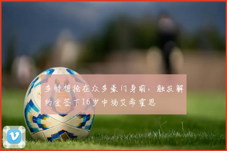多特想抢在众多豪门身前，触发解约金签下16岁中场艾希霍恩